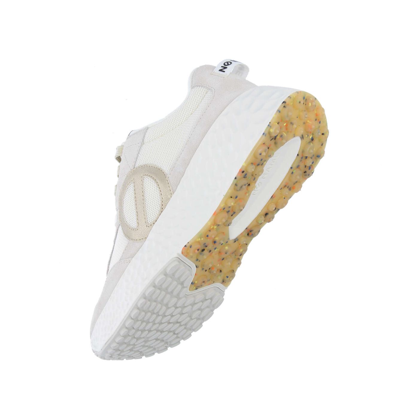 CARTER JOGGER W - SUEDE/KNIT/SUED - BLANC/BLANC CASSE